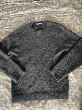 Zara Women's Crewneck Sweater - Charcoal Gray